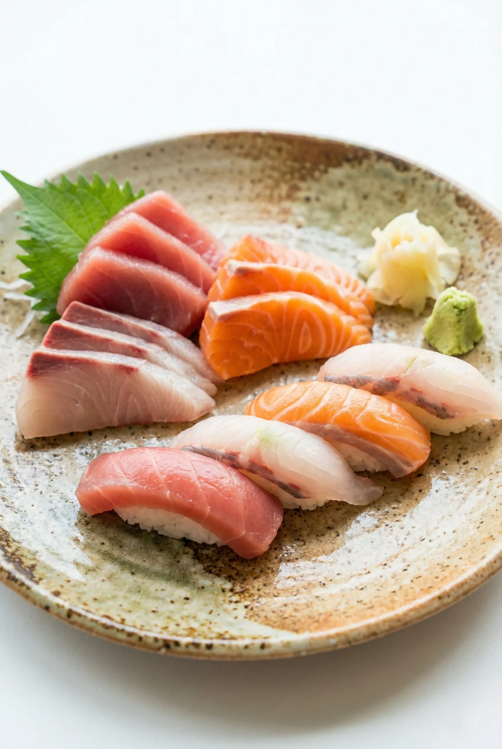 Assortiment sushis et sashimis