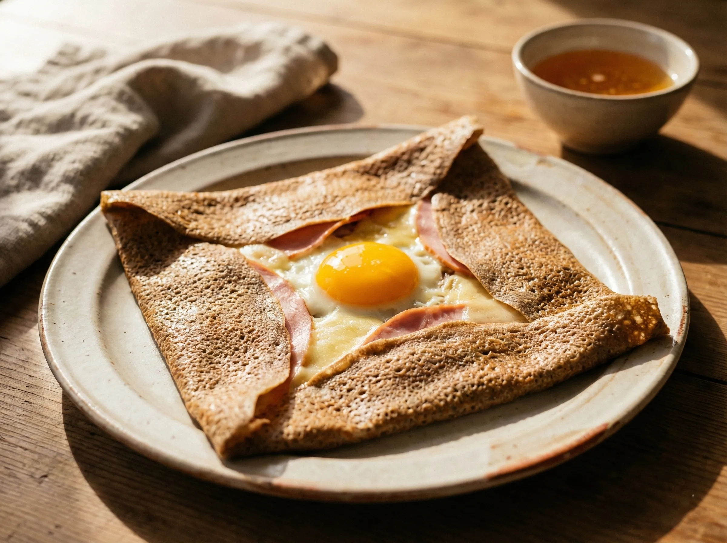 Plat signature - œuf parfait et légumes de saison